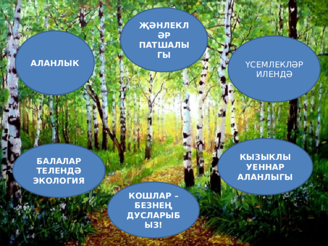 Без табигать балалары проект 4 класс