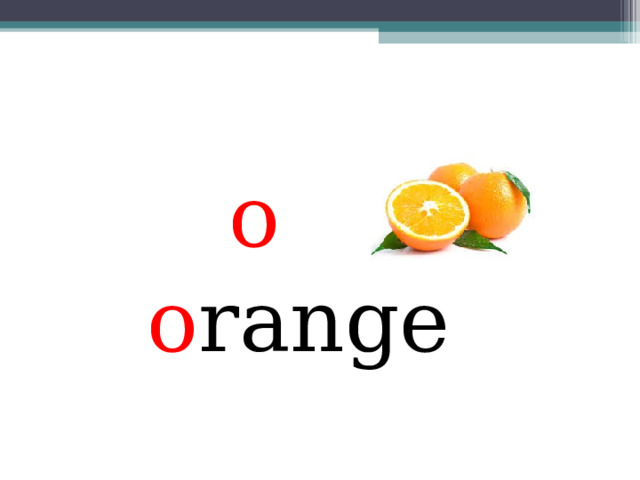  o  o range 