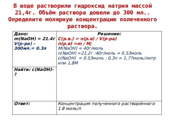 Образец натрия массой 0 5 поместили в воду