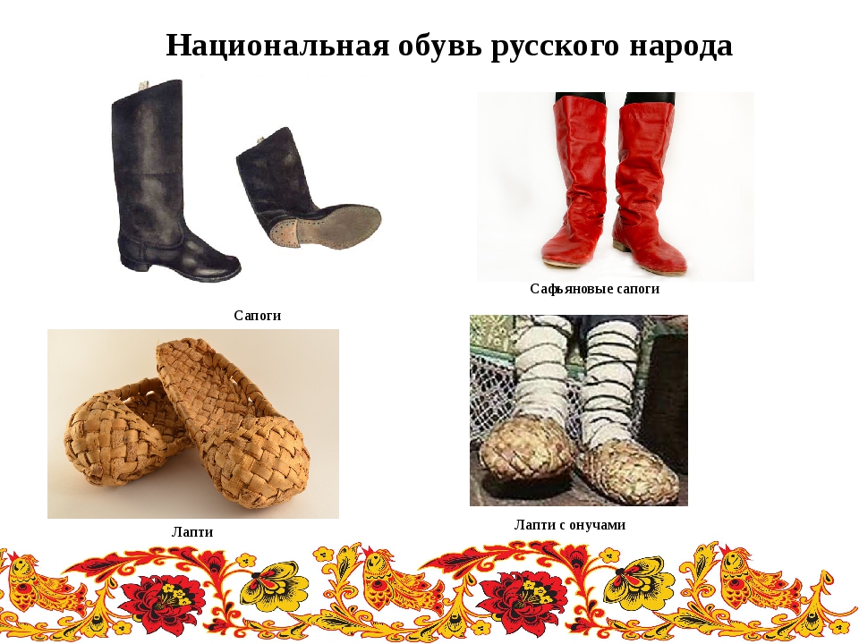 Обувь проект 4 класс