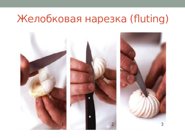 Желобковая нарезка (fluting) 