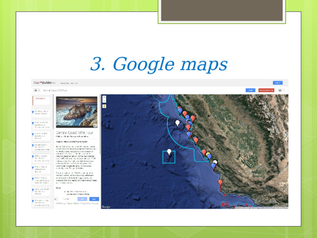3. Google maps 