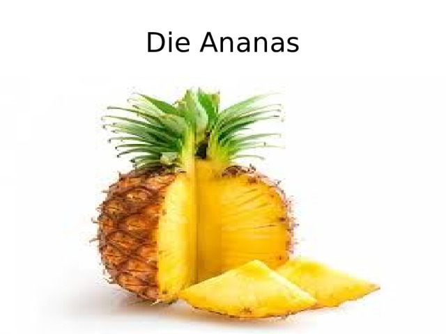 Die Ananas 