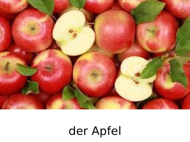 der Apfel 