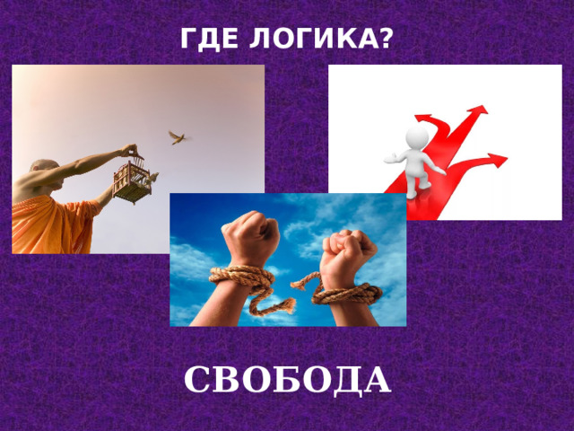 ГДЕ ЛОГИКА?   СВОБОДА 