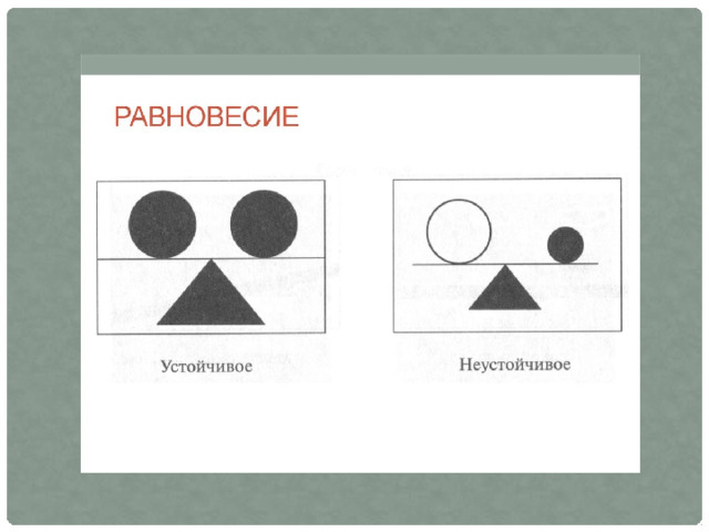 Закон равновесия в композиции примеры в картинках