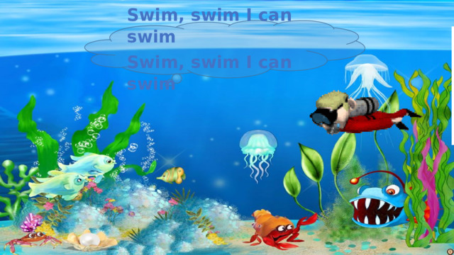 Larry can swim перевод. I can Swim. Can Swim.