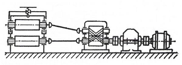 Принципиальная электрическая схема прокатного стана