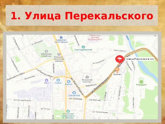 1. Улица Перекальского 