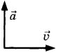 На рисунке 6 изображены направления векторов скорости v и ускорения a мяча какое из представленных