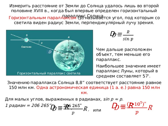 Горизонтальный параллакс