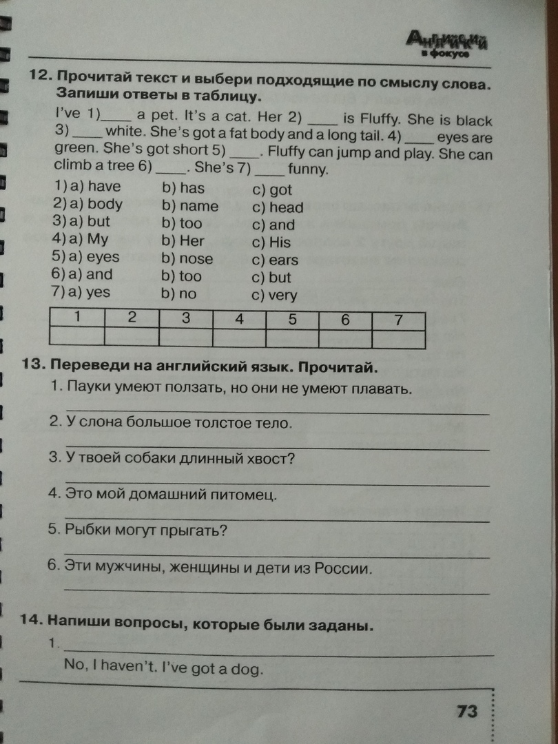 Разработка урока по английскому языку для 3 класса