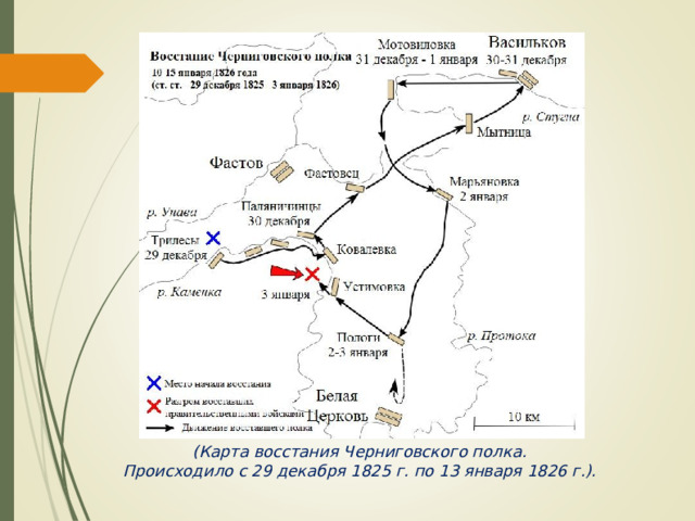 Восстание черниговского полка партизанское движение