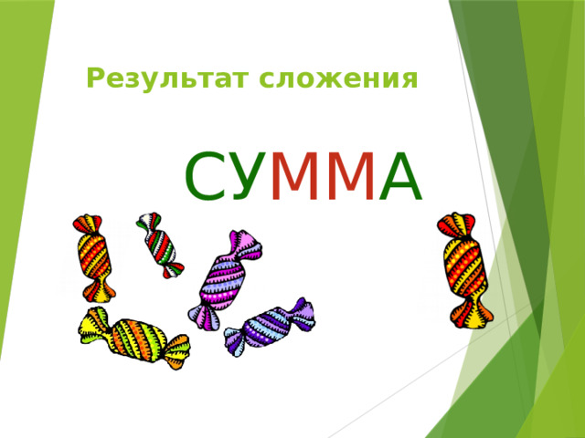 Результат сложения   СУ ММ А 