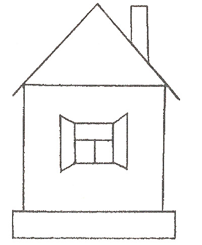 Картинки домов для рисования в средней группе