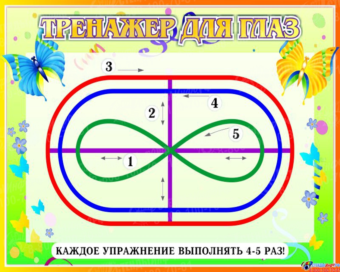 Гимнастика для глаз картинки для дошкольников