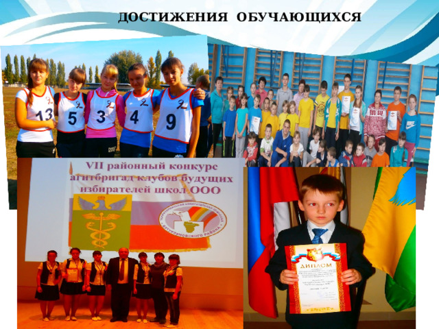 ДОСТИЖЕНИЯ ОБУЧАЮЩИХСЯ 