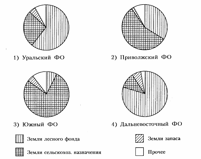 На круговой диаграмме показано распределение международного туризма