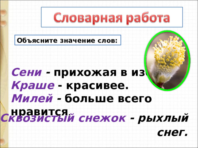 Слово сене