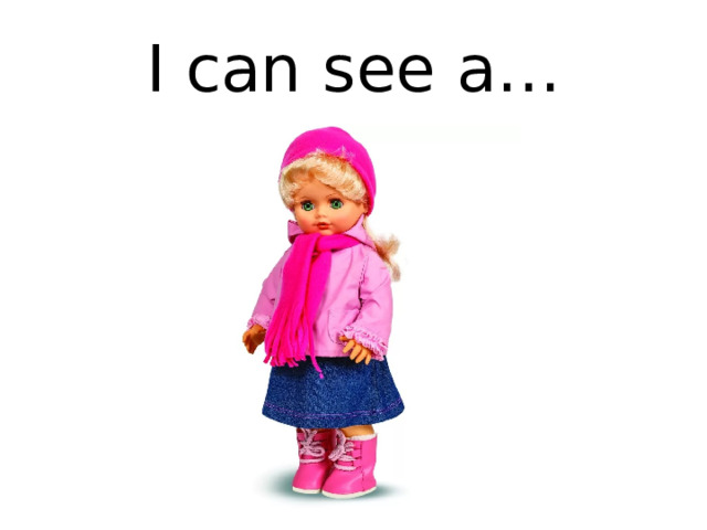 I can see a… 