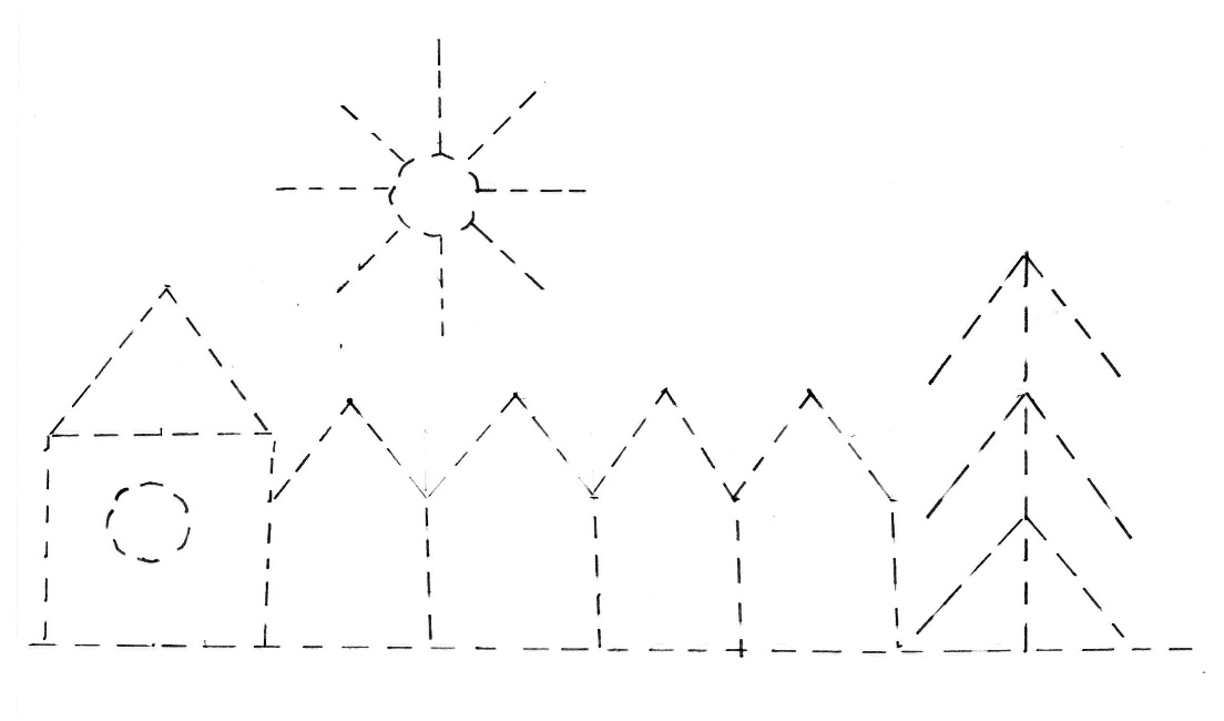 Рисунки по пунктирам для детей 5 лет