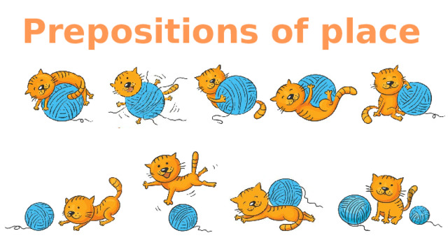 Prepositions of place 