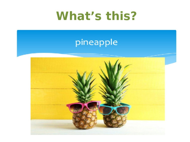 What’s this? 
