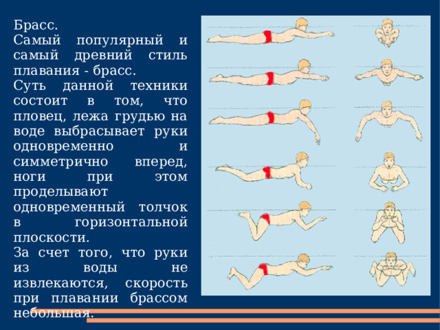 Упражнения для развития плавания. Техника плавания брассом пошагово для начинающих. Плавание брассом калории в час. Техника брасса от и до.