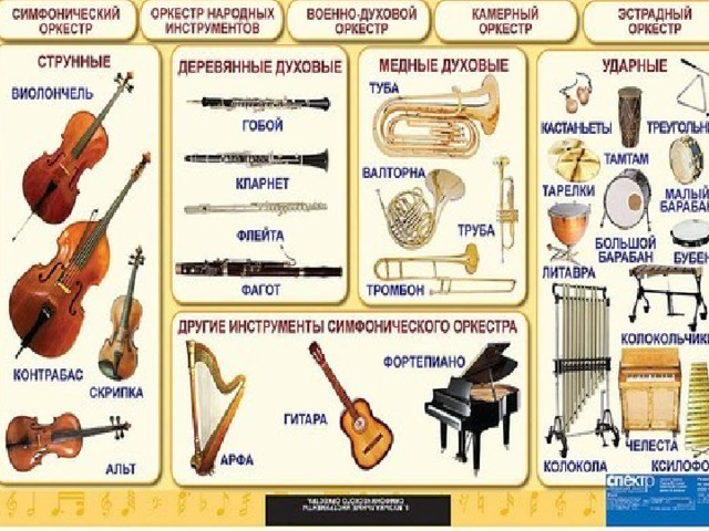 Проект на тему инструменты симфонического оркестра 8 класс