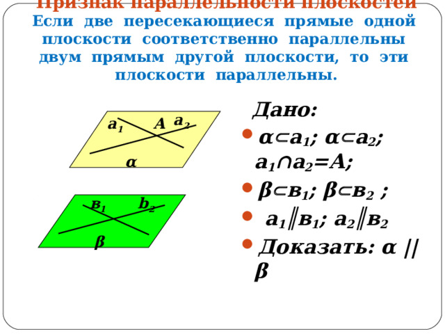 Соответственно параллельны