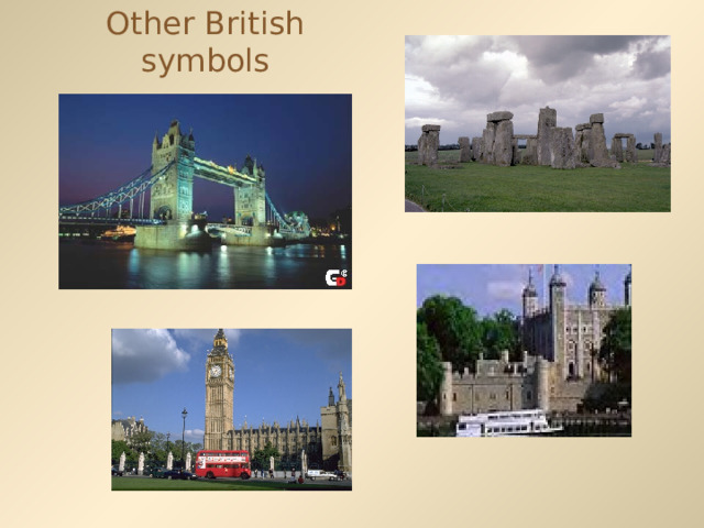 Other British symbols 