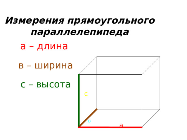 Найдите измерения прямоугольных