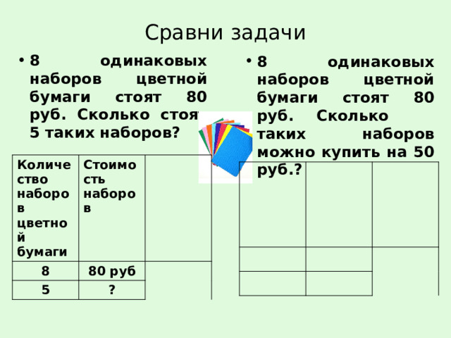 8 одинаковых наборов