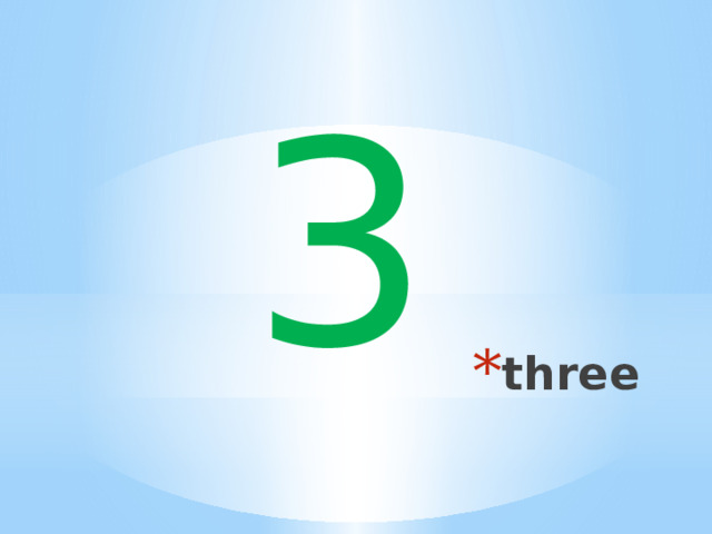 3 three 