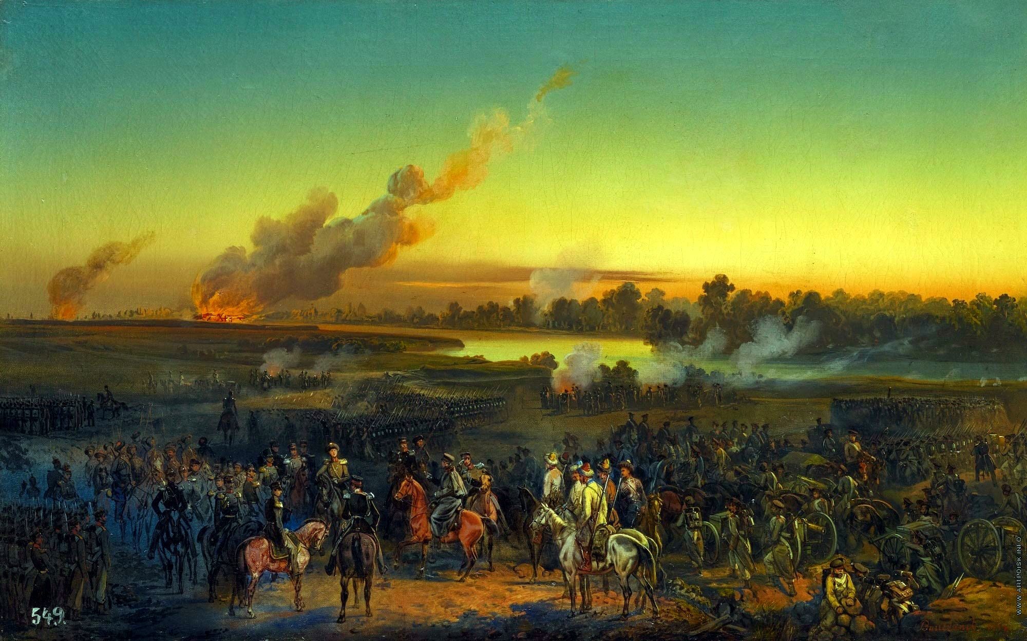 Осада Силистрии 1854. Виллевальде Полтавская битва.