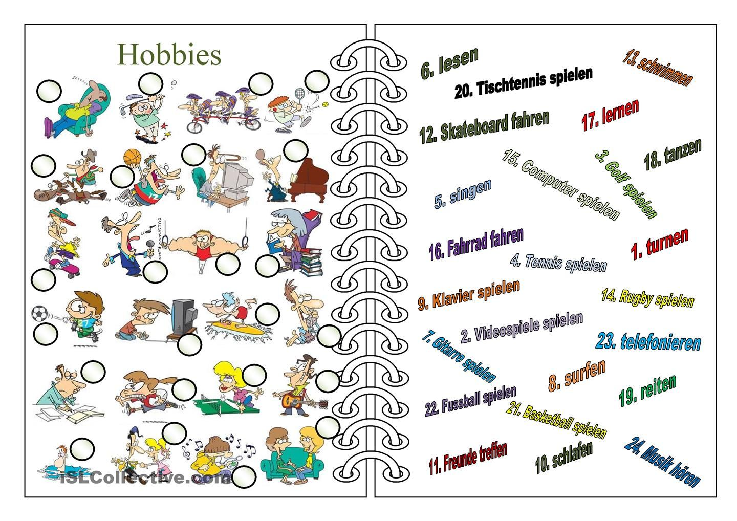 Hobby немецкий презентация