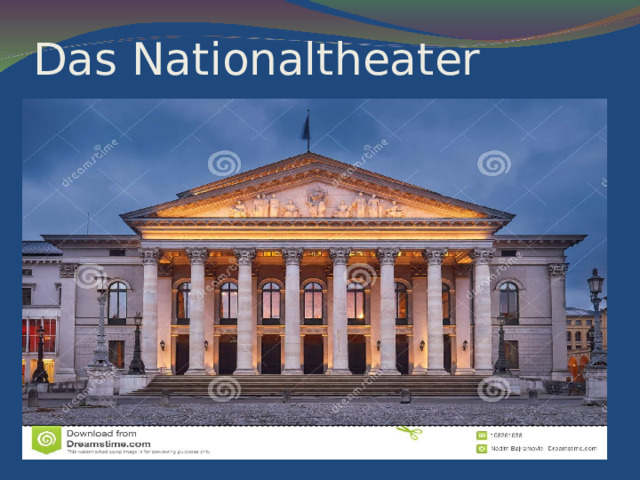Das Nationaltheater 