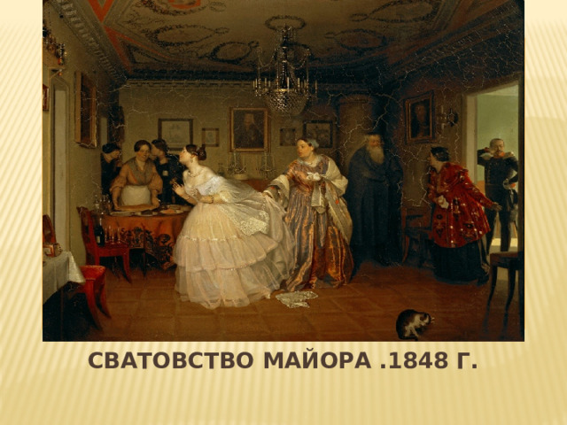 Вставка рисунка Сватовство майора .1848 г. 