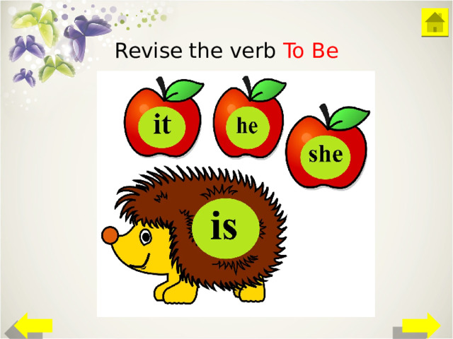 Revise the verb To Be 