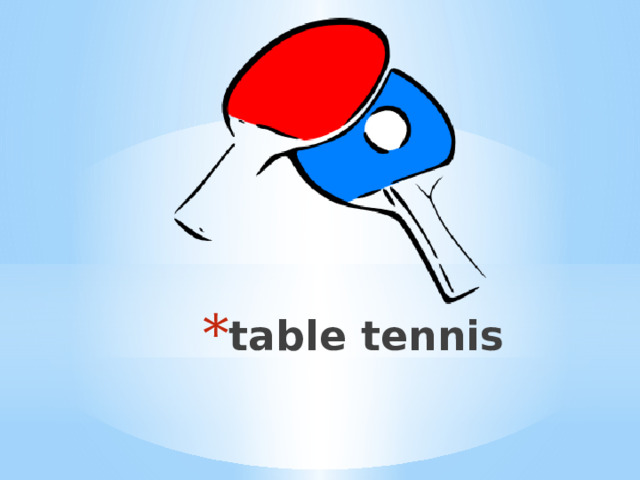 table tennis 