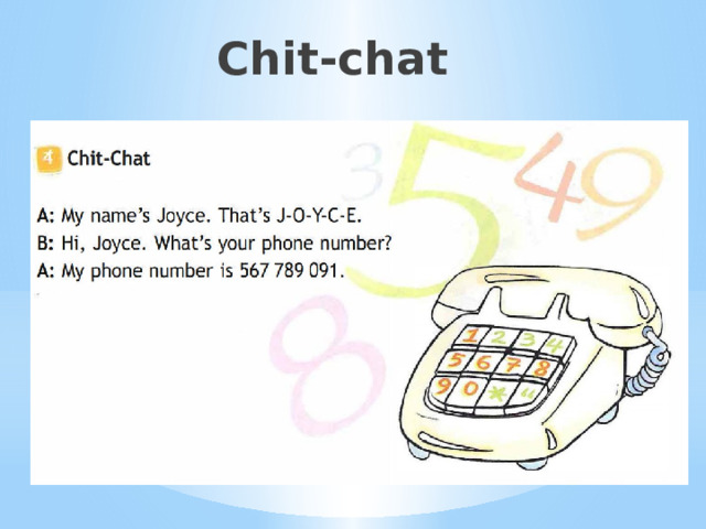 Chit-chat 