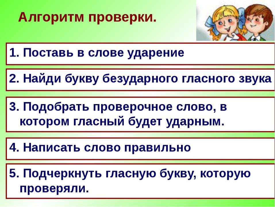 Особенности проверяемых и проверочных слов 1 класс презентация