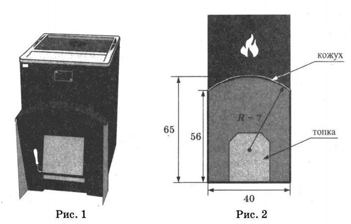 Хозяин выбрал дровяную печь рис 1 чертеж передней панели печи
