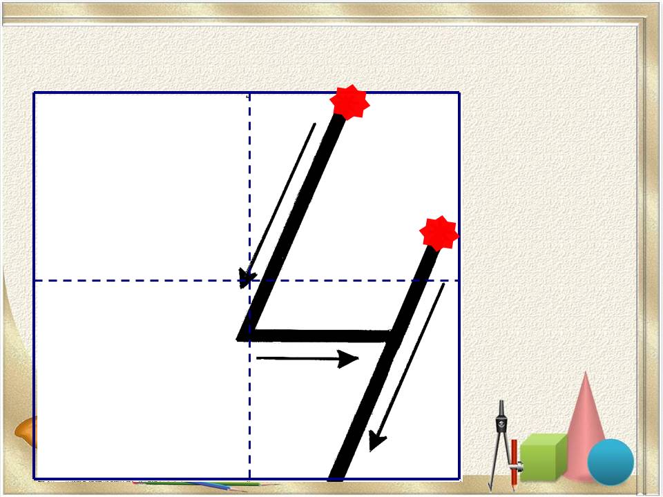 Родине цифра 4. Написание цифры 4. Письмо цифры 4. Написание цифры 4 в 1 классе. Как правильно писать цифру 4.