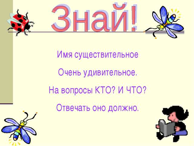 Части речи русского языка.
