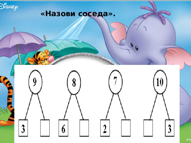 «Назови соседа». 