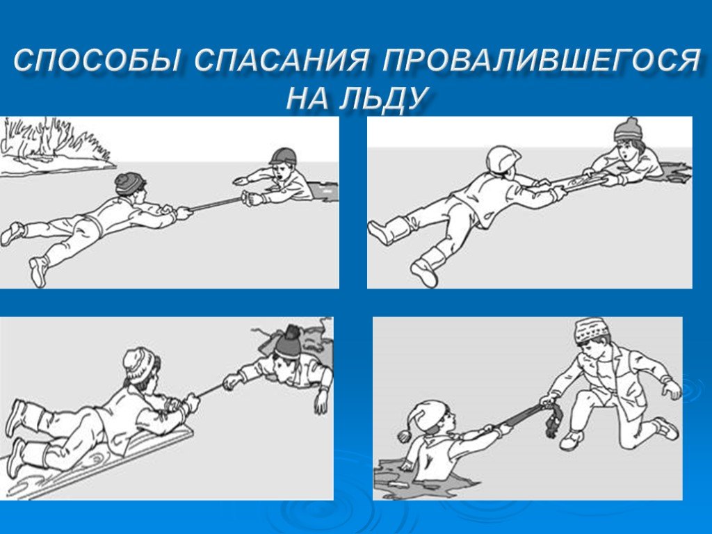 Схема подхода к утопающему