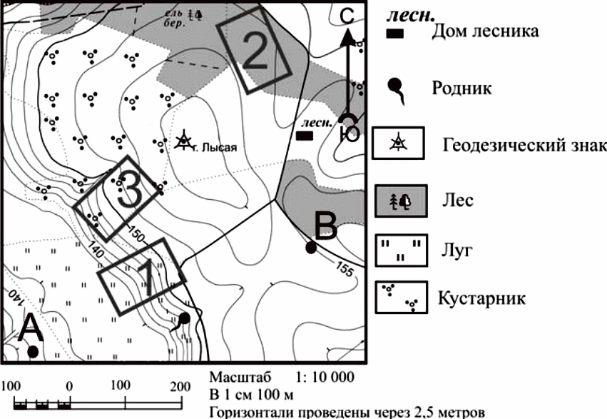 Если изображение местности имеет масштаб 1 2000 то это