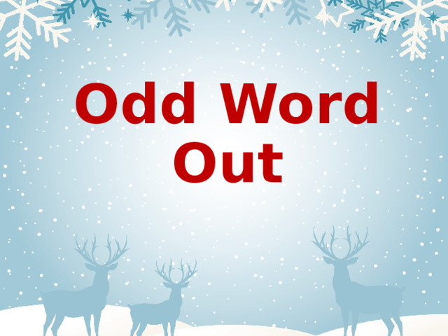 Odd Word Out 