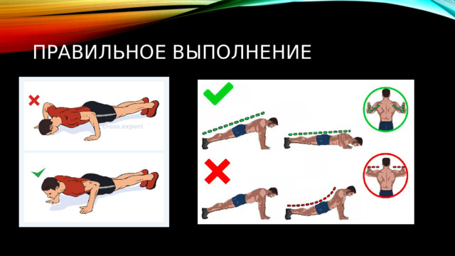 Правильное выполнение 